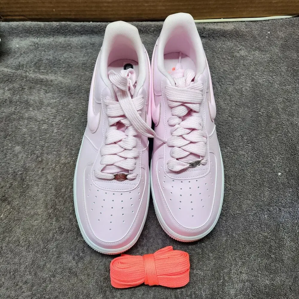 New womens size 11 Nike Air Force 1 Pink foam shoes Sneakers HF2014-600 b54
